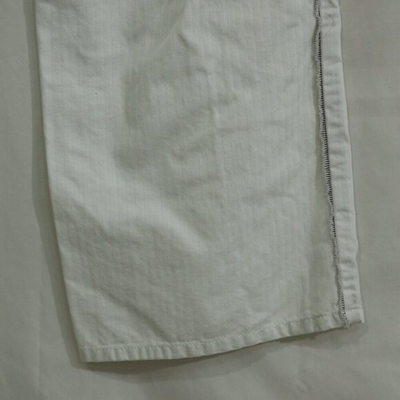 Marc Jacobs Women’s White Pants Size 8 – wide Leg Utility Pocket - Picture 9 of 12